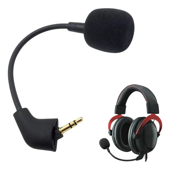 Microfone Compatível Headset Hyperx Cloud  2 E Cloud Silver