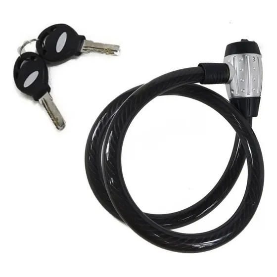 Cadeado Cabo Aço Trava Estepe Hilux Ranger L200 Strada S10