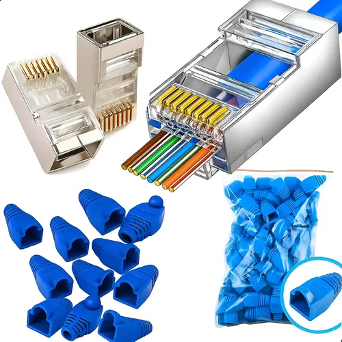 Conector Fêmea Rj45 Cat5e Keystone Linktech Padrão 568a Ou B