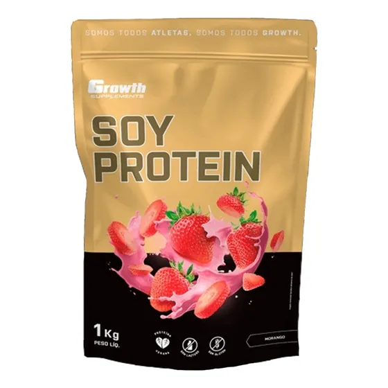 Proteína Isolada Da Soja 1kg - Growth Supplements