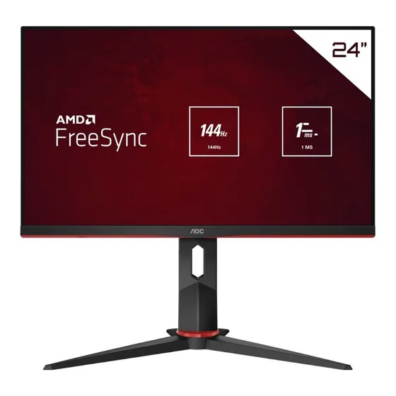 Monitor Gamer Hero 24'' 24g2 Fhd Ips 144hz 1ms Aoc Bivolt
