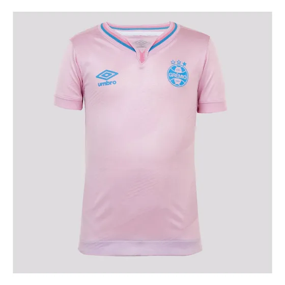 Camisa Umbro Grêmio Outubro Rosa 2024 Infantil