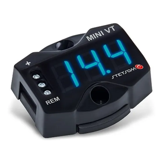 Voltímetro Digital Stetsom Mini Vt Medidor De Bateria       