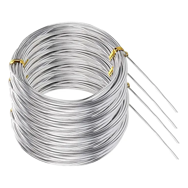 Cadena De Cable De Alambre De Alambre Artesanal De Plata