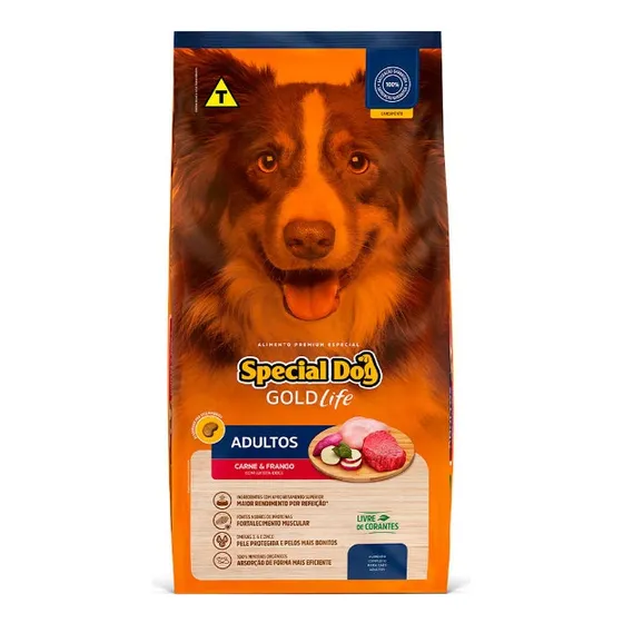 Ração Special Dog Life Frango Batata Doce Cães Adultos 20kg