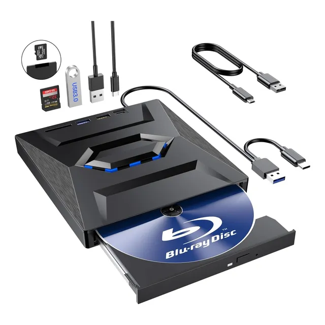 Unidad De Rayos Blu Externa, Lector De Escritor De Reproduct