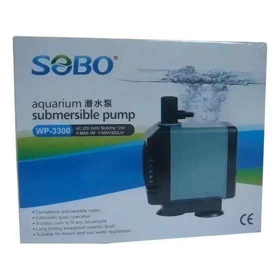 Bomba D Agua Sobo Wp-3300 1mt \u002F600l\u002Fhora -acuarios | Cuotas sin interés