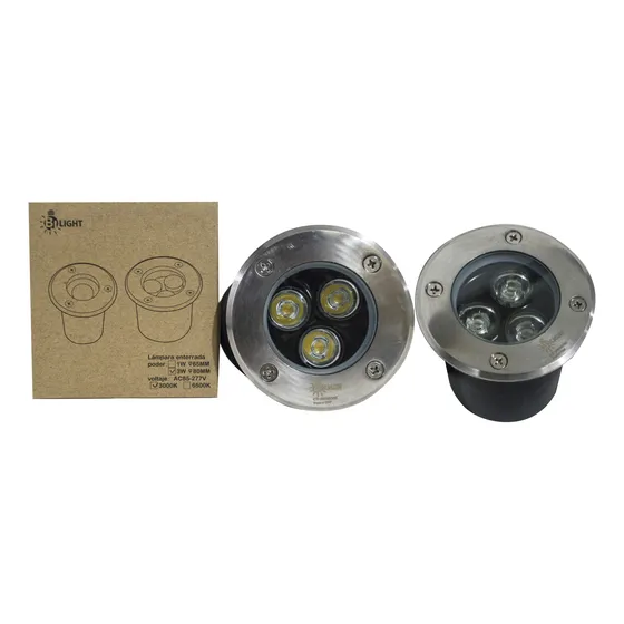 Lampara Led Piso Calida 3w Bj Ac85-277v 120mm