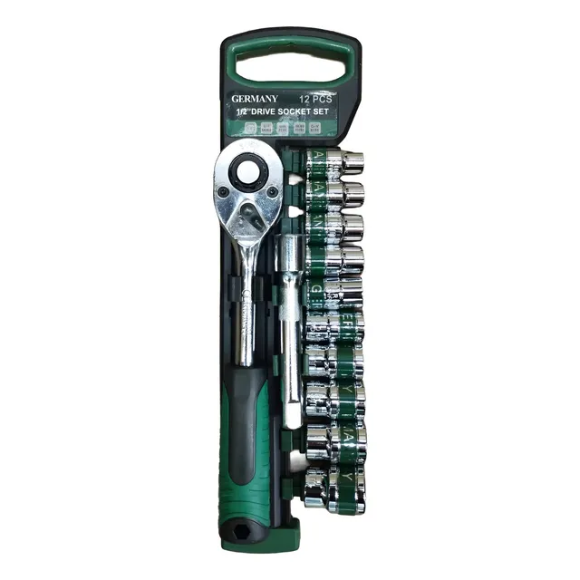 Juego De Copas Y Ratchet 1/2, 12 Piezas Profesional Germany
