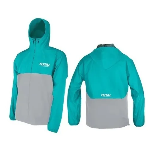 Campera Para Lluvia Total, Con Capucha Y Bolsillos Internos