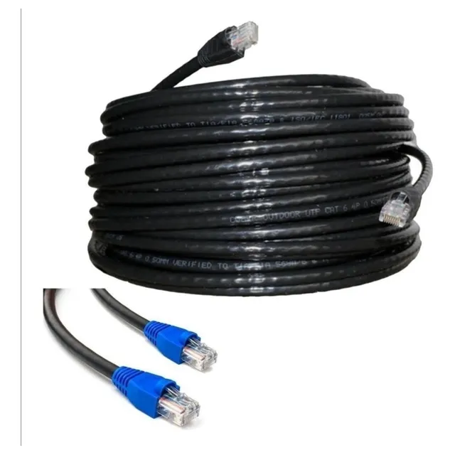 Cable Utp Cat 6 Exterior Rollo De 20 Metros (100% Cobre)