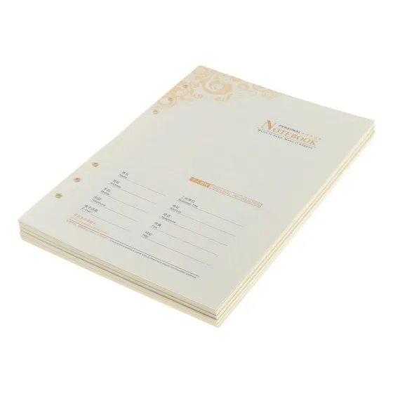 Papel/diário De Recarga A5 De 6 Anéis Para Filofax, 6 Furos,