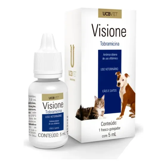 Colírio Visione Tobramicina Ucbvet - 5ml