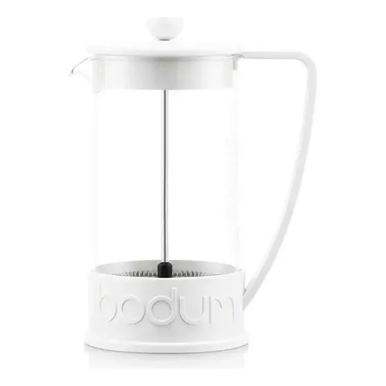 Cafetera Bodum Brazil 10948 manual blanco crema prensa francesa 3 pocillos