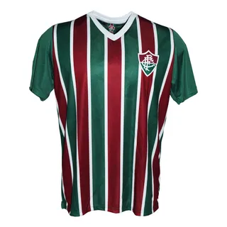 Camisa Fluminense Volcano Tricolor - Masculina Licenciada Camisa Fluminense Volcano Tricolor - Masculina Licenciada