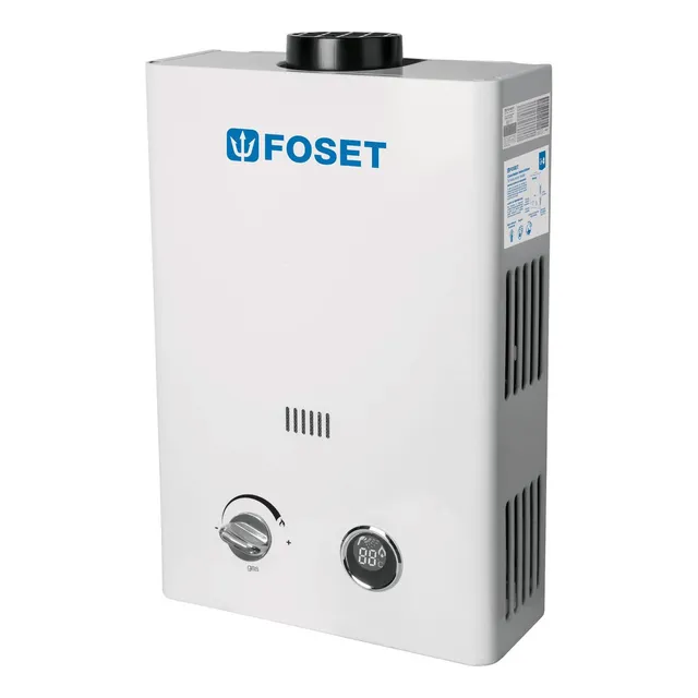 Calentador Instantáneo De Agua, Gas Lp 6l Foset CALE-6I Color Blanco Tipo de gas GLP