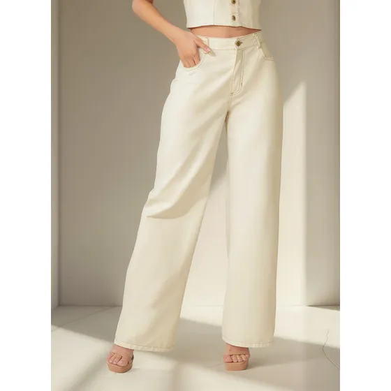 Jean Mujer Blanco Mp 100309