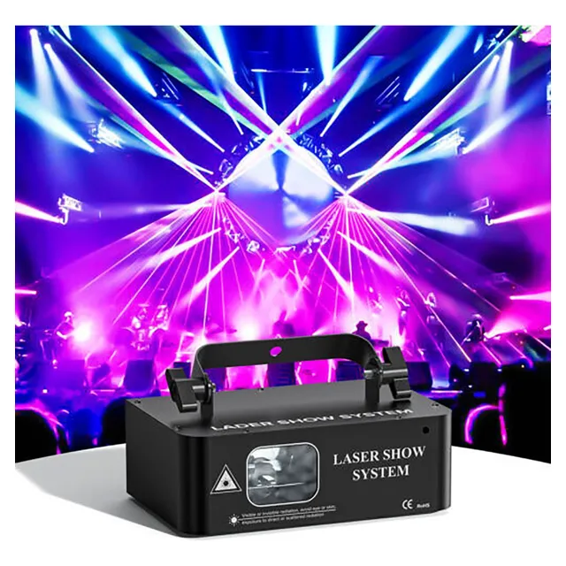 Rayo Láser Rgb Colores Dmx Potente 500mw Original, Luz De Dj
