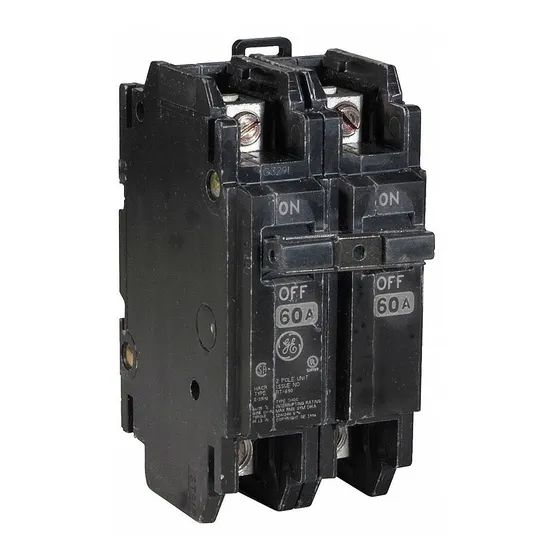 Breaker Interruptor 2x60 Tqc Superficial General Electric