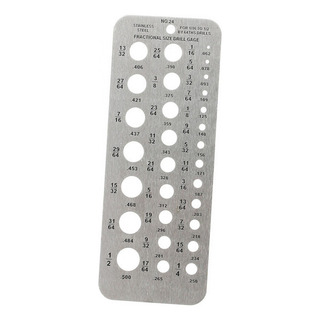 Medidor De Broca 1,59-12,7 Cm Bits Medición De Tamaño De Medidor De Broca 1,59-12,7 Cm Bits Medición De Tamaño De