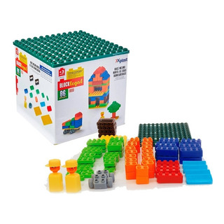 Blocos De Montar Com Base 86 Pçs Brinquedo Didåtico Infantil Blocos De Montar Com Base 86 Pçs Brinquedo Didåtico Infantil