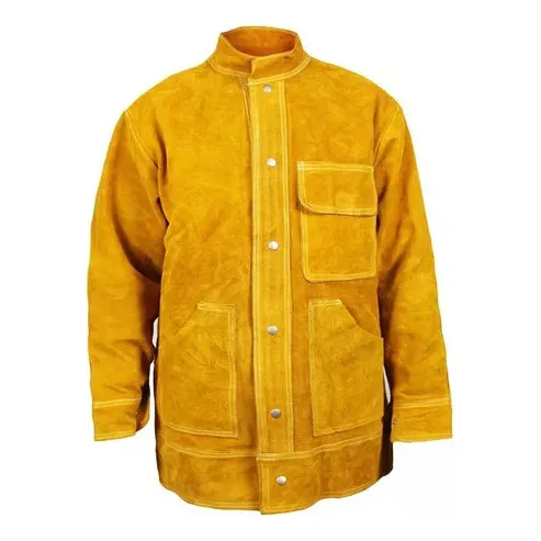 Ropa De Material Cuero For Soldar Camisas De Soldador