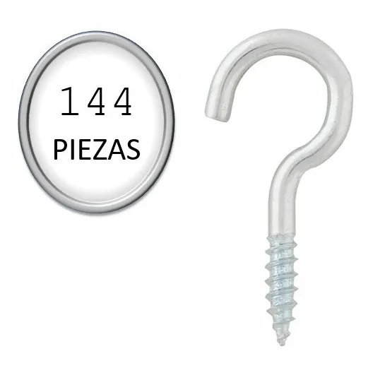 Armella Abierta Pack 144pz Acero Acabado Zinc 15x30 Dogotuls