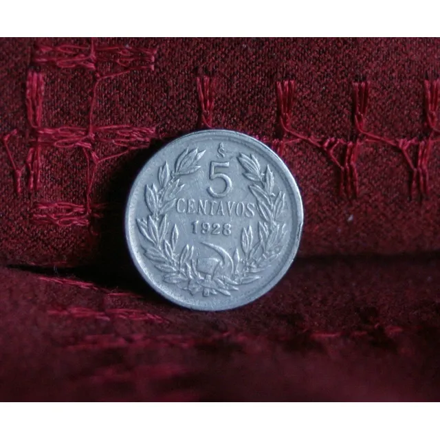 Moneda Chile 5 Centavos 1928