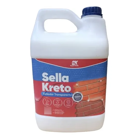 Sella Kreto Impermeabilizante Transparente 1lts Super Kreto