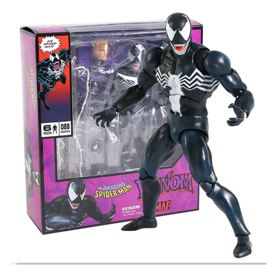 Figura Venom Chino Bootleg Carnage Spiderman Mafex