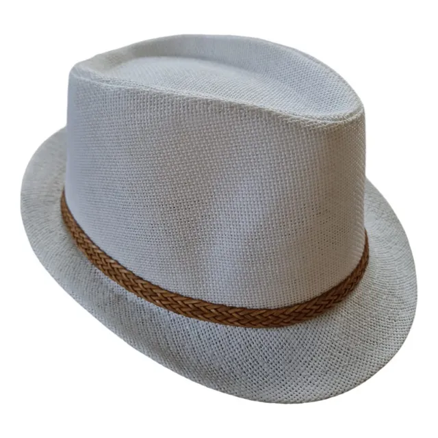 Sombrero Paja Unisex Estilo Vaquero Casual Banda Decorativa