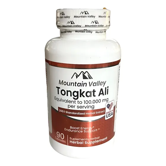 Tongkat Ali Hombres Testosterona 90 Caps. Mountain Valley