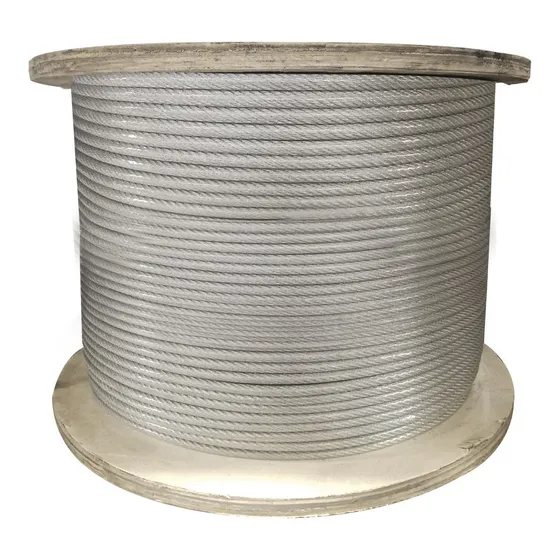 Cable Guaya Acero De 1/8 Plastificado A 3/16 En Pvc 1000 Mts