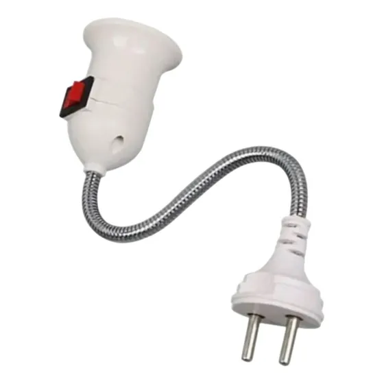 Porta Lampara Flexible Socket E27 Bulbo Bombita