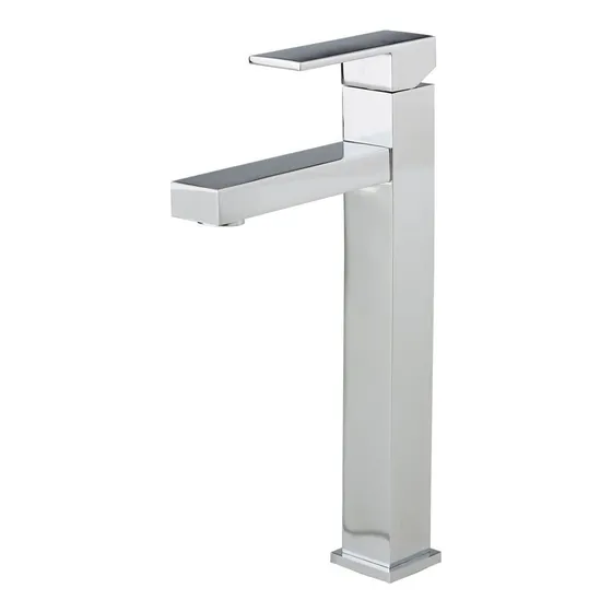 Llave De Lavamanos Monomando Alto Bm Tokio Cuadrado