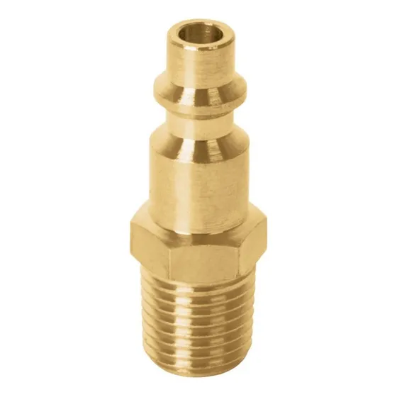 Conector Rápido M Niquelado Cuerda 1/4 Npt Macho Truper 1908 Color Dorado