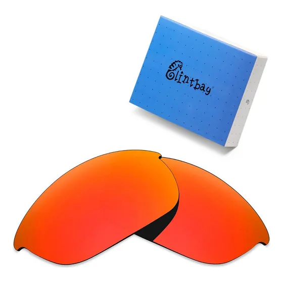Lente P/ Oakley Half Jacket 2.0 Oo9144 Vermelha Polarizada