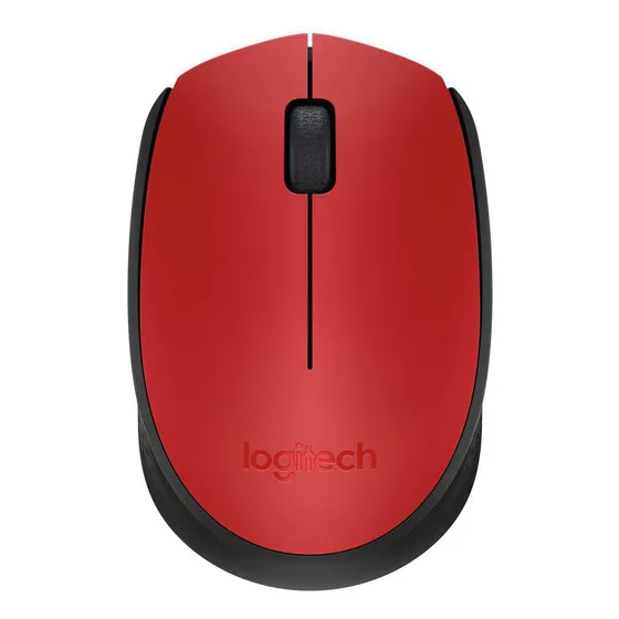 Mouse inalámbrico Logitech M170 M170 rojo y negro
