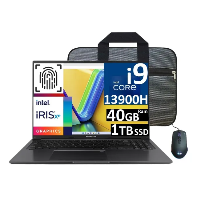 Asus Vivobook 16x Fhd Ci9-13900h, Ram 40gb, 1tb Ssd W11 Pro