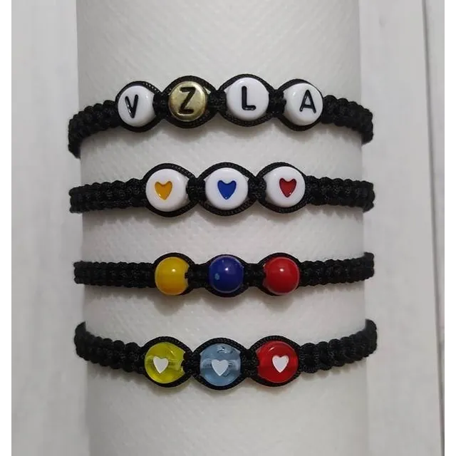 Pulseras Venezuela Tricolor Souvenirs Recuerdos Bisuteria