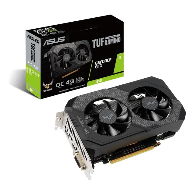 Asus Geforce Gtx 1650 Tuf Gaming Oc Edition 4gb Gddr6 Tuf-gt