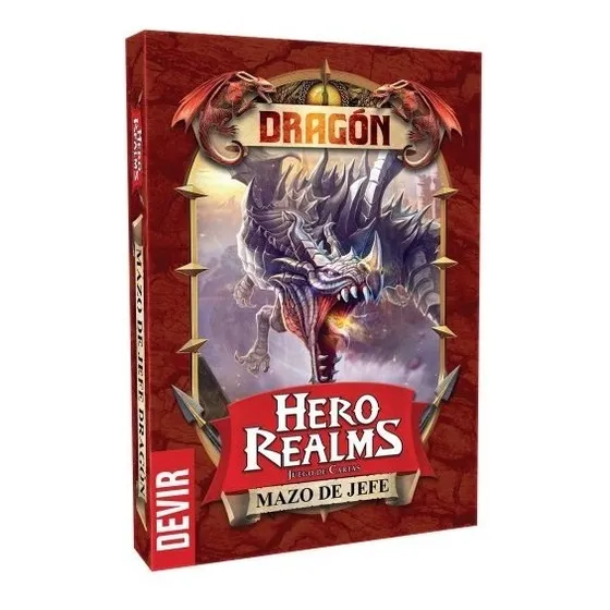 Juego De Cartas Hero Realms Jefe Liche Y Jefe Dragon Nuevos