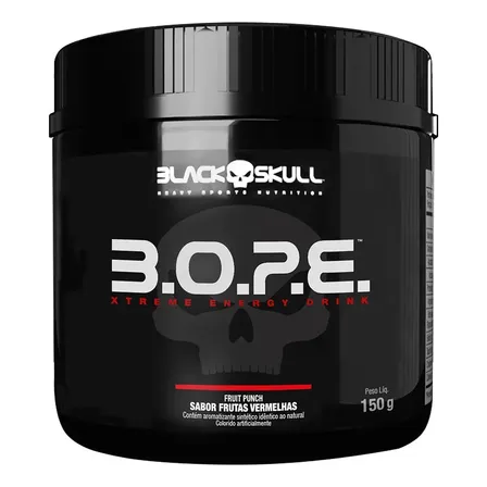 Pre Workout B.o.p.e. 150g Black Skull Sabor Frutas Vermelhas