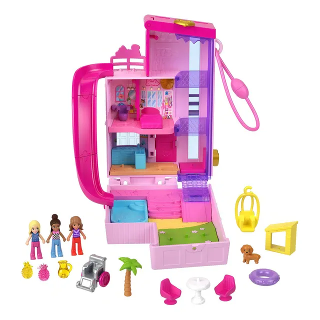 Polly Pocket Set De Juego Compacto Mundo Sorpresa Barbie Color Multicolor
