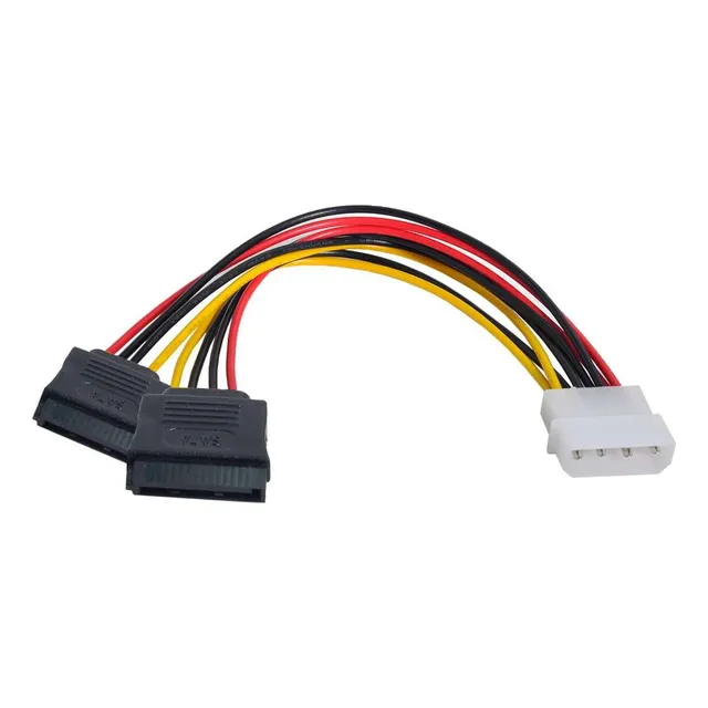 Cable Adaptador Spliter De 1 Molex A 2 Sata Disco Duro Pc