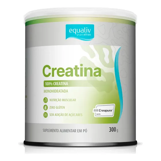 Creatina 100% Pura Creapure Monohidratada 300g - Equaliv