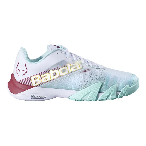 Zapatilla Babolat Padel Jet Premura 2 Lebron White/red Dahli