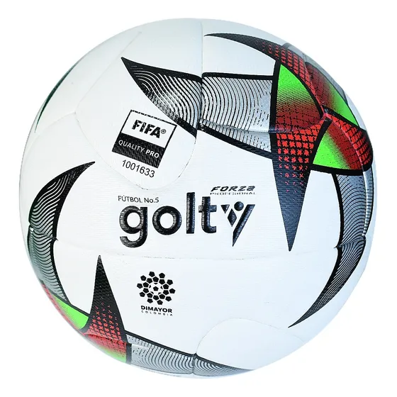 Balon Futbol Profesional Golty Forza No.5 Color Blanco