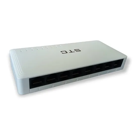 Switch 8 Puertos Gigabit 10/100/1000 Mbps Stc