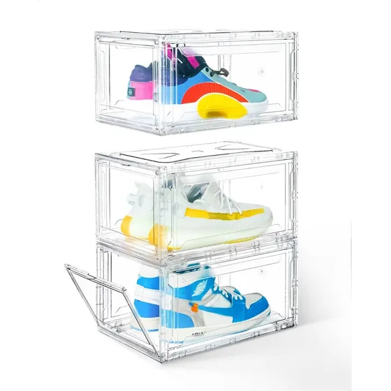 Caja Para Zapato Transparente Organizador De Zapatos